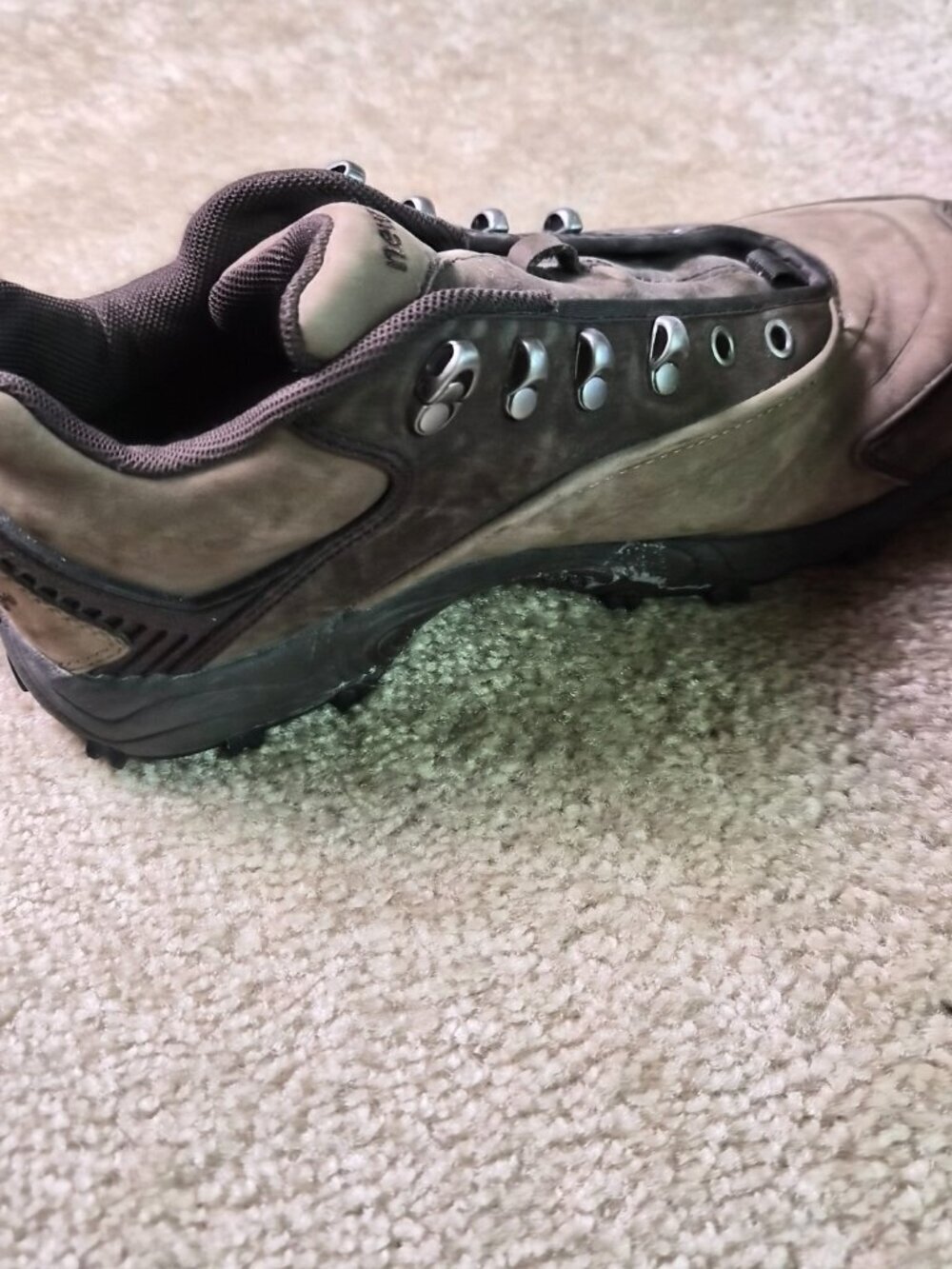 New Balance WW963BR Brown Nubuck Size 11 Womens Hiking Shoes No Laces - Picture 5 of 9